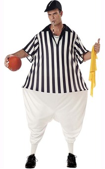 Nfl Gridiron Referee Adult Humerous Costume