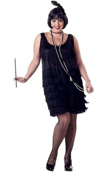 Fashion Flapper Plus Size Adult Costume