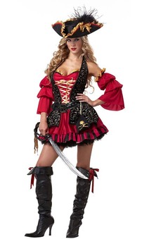 Sexy Spanish Pirate Adult Costume