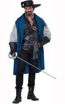 Deluxe Musketeer Adult French Renaissance Costume