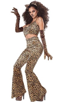 Leopard Pant Set Adult Costume