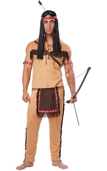 Native American Brave Adult Indian Costume