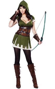 Lady Robin Hood Adult Archer Costume