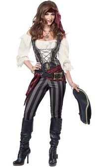 Brazen Buccaneer Pirate Adult Wench Costume