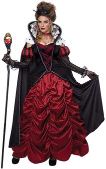 Dark Queen Of Hearts Adult Fairytale Costume