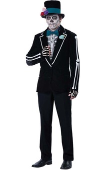 El Novio Muerto Day Of The Dead Adult Costume