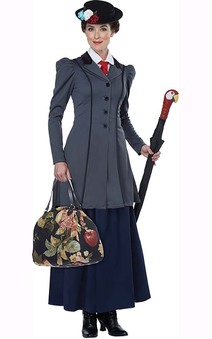 Mary Poppins Adult English Nanny Costume
