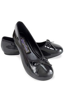 Adult Black Ballet Flats  Shoes