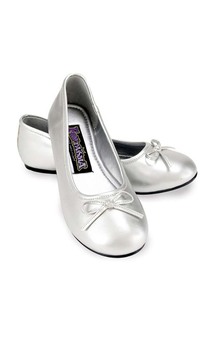 Adult Star Silver Ballet Flats Shoes