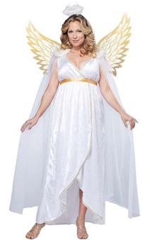 Guardian Angel Plus Adult Christmas Nativity Costume