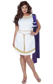 Grecian Toga Dress Plus Size Adult Costume