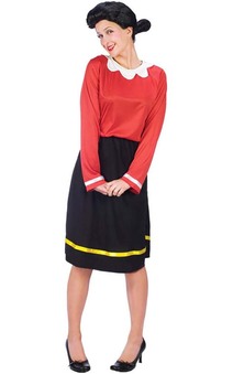 Olive Oyl Licensed PopeyeWomens Costume