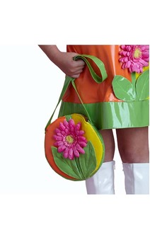 CHILD GIRLS FLOWER POWER HIPPIE BAG