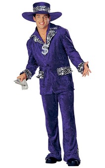 Big Poppa Pimp N Ho Adult Costume