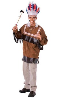 Cherokee Warrior Indian Adult Costume
