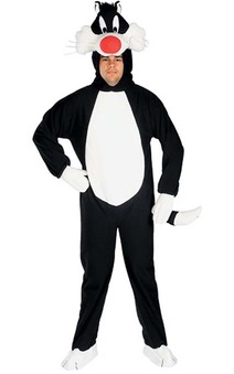 Sylvester Adult Looney Tunes Cat Costume