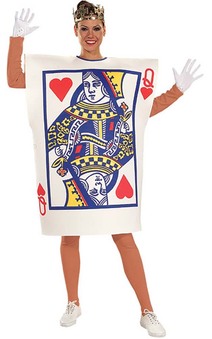 Queen Of Hearts Card Adult Costume