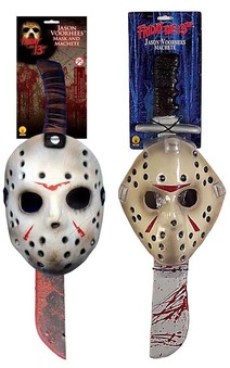 Jason Voorhees Mask & Machete Set Adult Costume