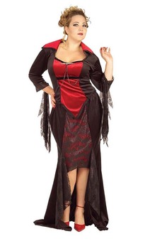 Scarlet Vampira Adult Plus Costume
