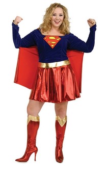 Supergirl Adult Plus Superman Costume