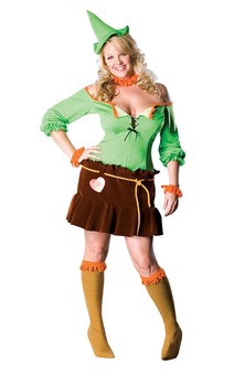 Scarecrow Adult Plus Wizard of Oz Costume