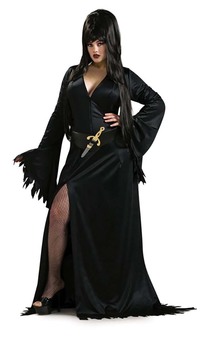 Full Figure Elvira Adult Costume