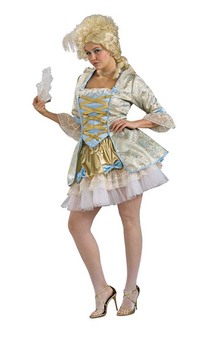 Lady Of Versailles Adult Plus Costume