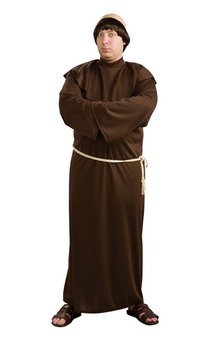 Medieval Monk Adult Plus Costume