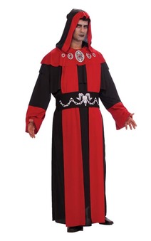 Gothic Hooded Robe Adult Plus Costume