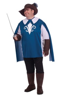 Musketeer Adult Plus Costume