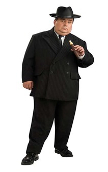Gangster Man Adult Plus Costume