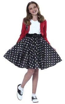 Polka Dot 1950s Rocker Child Costume