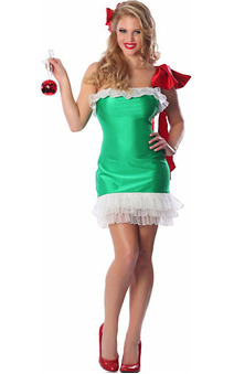 Gift Wrapped Christmas Present Adults Costume