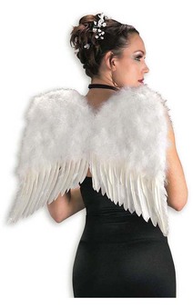 Deluxe Adult White Angel Feather Wings