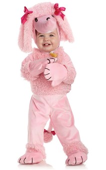 Pink Poodle Child Costume