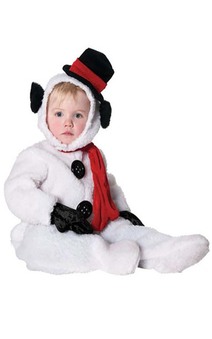 Snowman Christmas Jumpsuit Child Costume