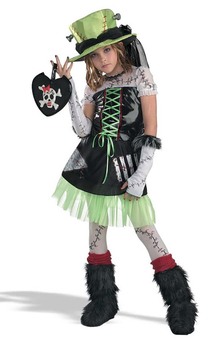 Monster Bride Child Costume