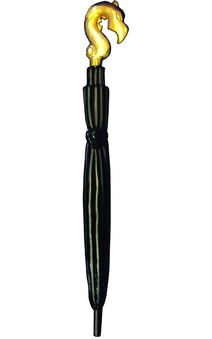 Penguin Umbrella Cane Batman Adult Accessory