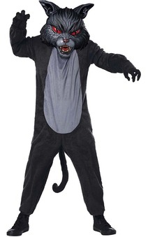 Cat Fight Child Evil Animal Costume