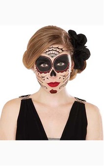 Day Of The Dead Face Adult Tattoo