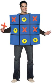 Tic Tac Toe Naughts & Crosses Adult Novelty Costume