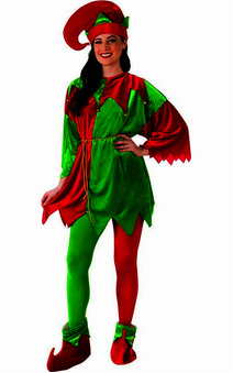 Adult Elf Set Unisex Costume
