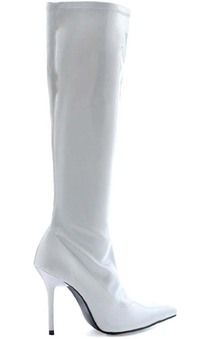 White High Heel Boots Adult Shooes