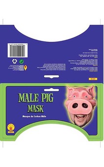 Pig Adult Chinless Mask