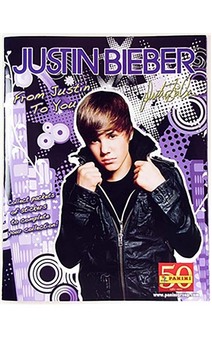 Licensed Justin Bieber Sticker Album Book