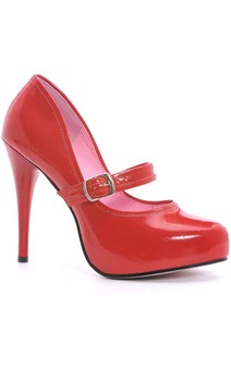 Lady Jane Red Adult Heels