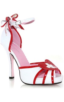 Adult Naughty Nurse High Heel Shoes
