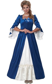Colonial Era Dress Martha Washington Adult Costume