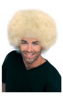 Deluxe Blonde Afro Adult Wig