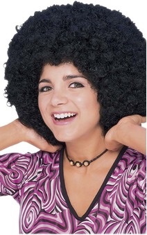 Black Afro Adult Wig